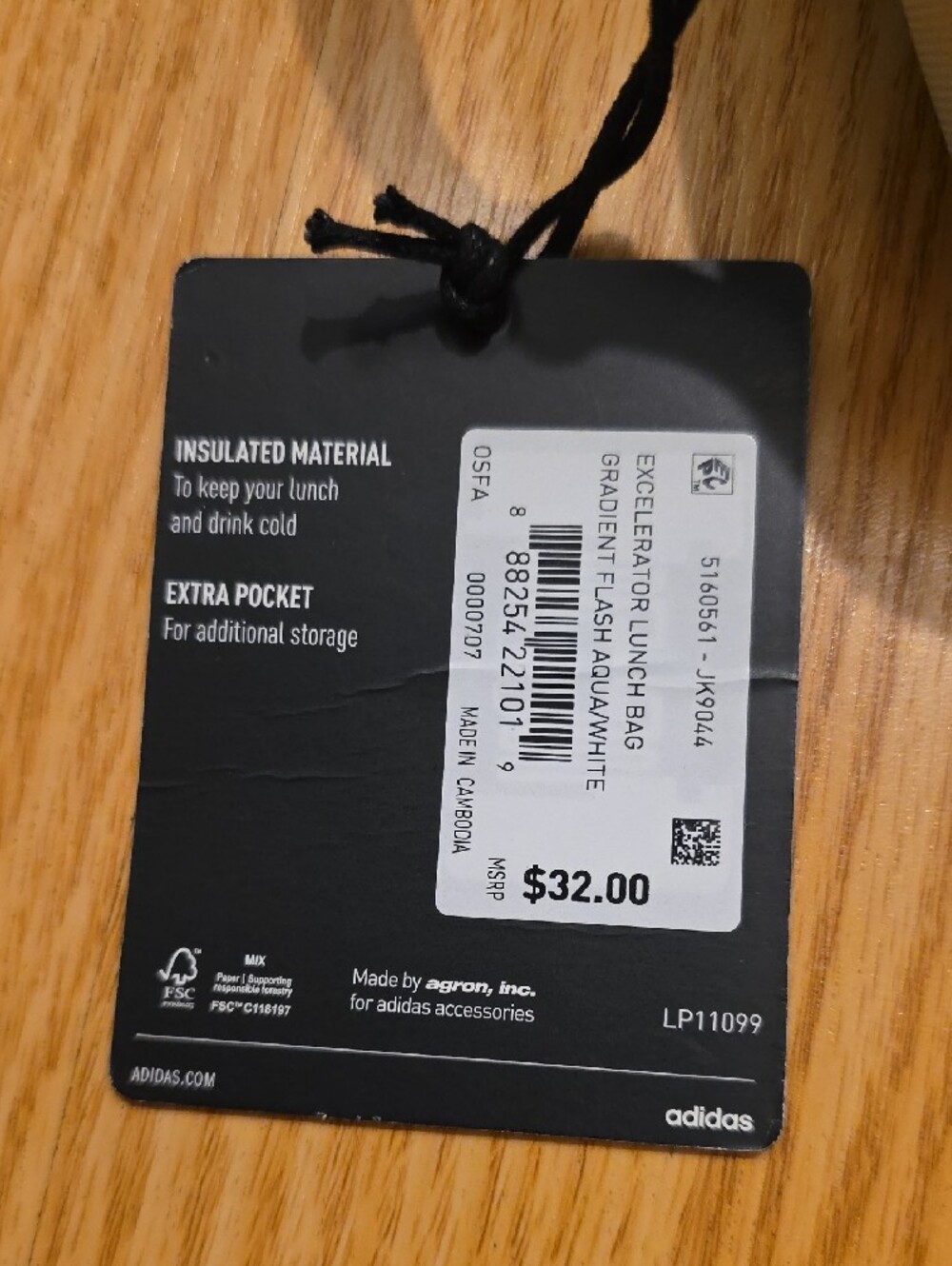 adidas Gradient Excelerator Lunch Bag - Picture 2 of 7